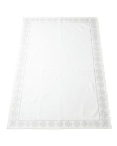 Holly Arc Rectangular Area Rug - White