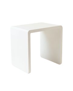 Aspen Crossing Side Table - White (synthetic illustration; no displayed measurements)