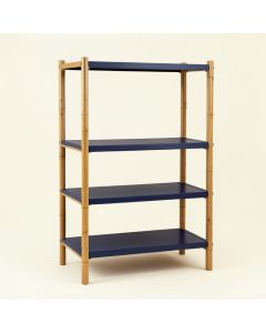 Summit Bend Empty Seed-Starting Shelving Unit Without Lights - Navy (synthetic illustration; no displayed measurements)