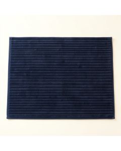 Ash Crest Bath Mat - Navy (synthetic illustration; no displayed measurements)