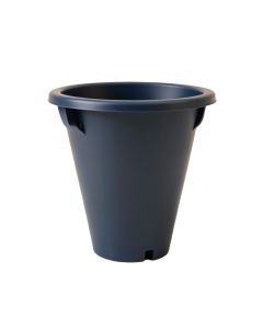 Clay Brook Empty Railing Planter With Integral Brackets - Navy (synthetic illustration; no displayed measurements)