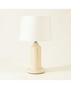 31 '' Cream Table Lamp (synthetic illustration; no displayed measurements)