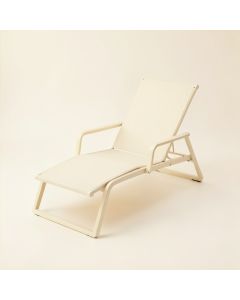 Oak Canyon Outdoor Lounge Chair - Ivory (synthetic illustration; no displayed measurements)