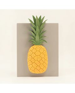 Hagen Pineapple Personalized Standard 3-Line Wall Address Plaque (synthetic illustration; no displayed measurements)