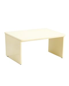 Bay Fold Desktop Monitor Riser - Cream (synthetic illustration; no displayed measurements)