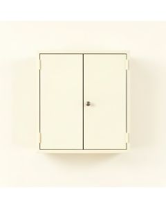 Cedar Dale Wall-Mounted Laundry Cabinet - Ivory (synthetic illustration; no displayed measurements)