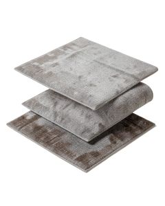 Castellano 3 Piece Gray/Brown Area Rug Set