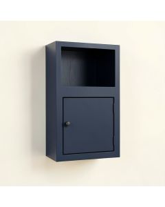 Pine Crest Wall-Mounted Entry Cabinet - Navy (synthetic illustration; no displayed measurements)
