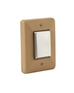 Hand Hammered 1-Gang Toggle Light Switch Wall Plate