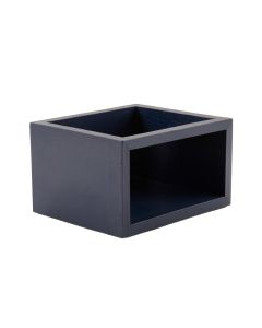Stone Bend Empty Raised Planter - Navy