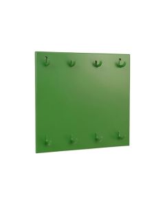 Rowan Arc Empty Wall-Mounted Tool Organizer Panel - Green (synthetic illustration; no displayed measurements)