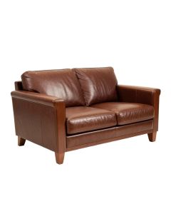 Nieves 86 '' Genuine Leather Tuxedo Arm Sofa (synthetic illustration; no displayed measurements)