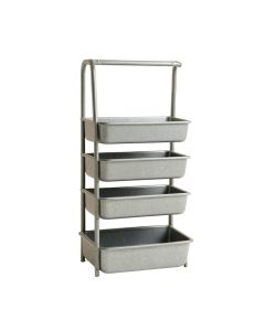 Pine Bridge Empty Vertical Garden Frame - Gray (synthetic illustration; no displayed measurements)