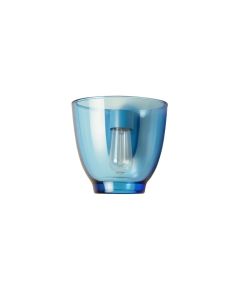 Field Bluff Wall Sconce Mounted On A Plain Wall - Blue (synthetic illustration; no displayed measurements)