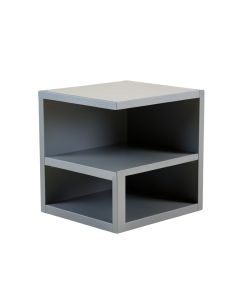 Elm Bend Low Toy Storage Unit - Gray