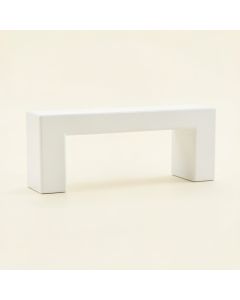 Holly Bluff Cabinet Handle Without Packaging - White (synthetic illustration; no displayed measurements)