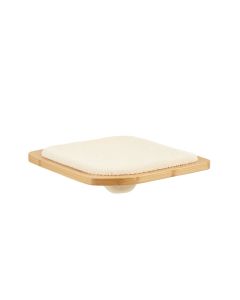 Pine Edge Wall-Mounted Cat Perch - Ivory