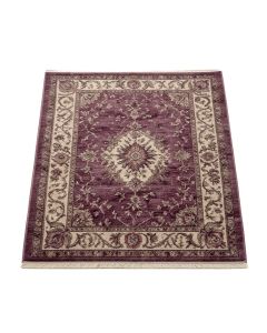 Sanjeev Hand-Tufted Wool Ink/Plum Area Rug