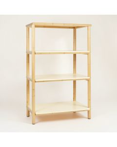 Field Crest Empty Seed-Starting Shelving Unit Without Lights - Cream (synthetic illustration; no displayed measurements)