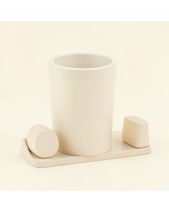 Milano Point 4-Piece Bathroom Accessory Set (synthetic illustration; no displayed measurements)