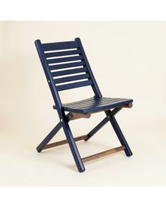 Cove Dell Folding Outdoor Chair - Navy (synthetic illustration; no displayed measurements)