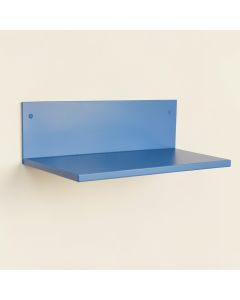 Ridge Bridge Wall-Mounted Shelf - Blue (synthetic illustration; no displayed measurements)