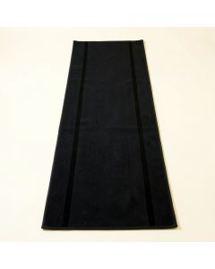 Reed Crest Narrow Runner Rug - Black (synthetic illustration; no displayed measurements)