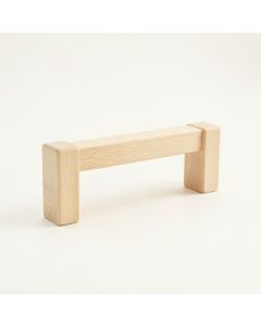 Hazel Arc Cabinet Handle Without Packaging - Ivory (synthetic illustration; no displayed measurements)