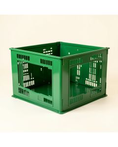 Slate Crossing Empty Furniture-Style Pet Crate - Green (synthetic illustration; no displayed measurements)
