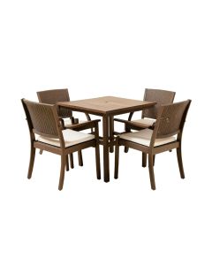Teyvione 5 Piece Bistro Set