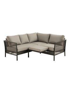 Zeba Patio Sectional Piece With Cushions (synthetic illustration; no displayed measurements)