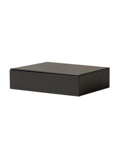 Maple Edge Desktop Monitor Riser - Black (synthetic illustration; no displayed measurements)