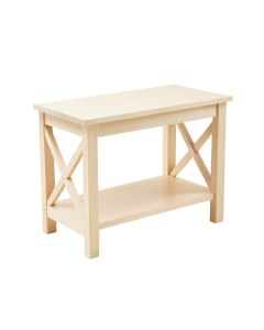 Brook Falls Side Table - Ivory (synthetic illustration; no displayed measurements)