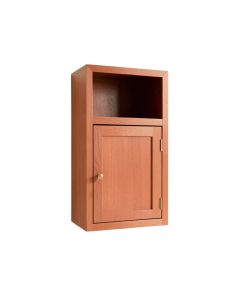 Birch Edge Wall-Mounted Entry Cabinet - Terracotta (synthetic illustration; no displayed measurements)