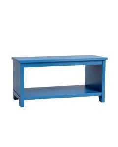 Meadow Edge Indoor Bench - Blue (synthetic illustration; no displayed measurements)