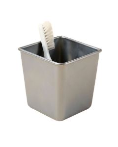 Square Waste Basket & Toilet Brush Set