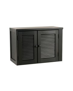 Reed Branch Wall-Mounted Entry Cabinet - Black