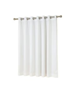 Randwick Solid Semi-Sheer Grommet Single Curtain Panel