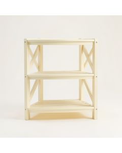 Cliff Brook Empty Seed-Starting Shelving Unit Without Lights - Cream (synthetic illustration; no displayed measurements)