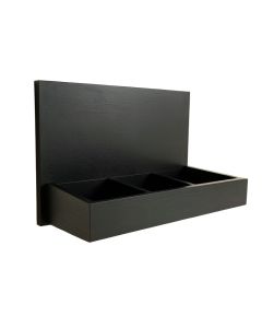 Laurel Bridge Empty Wall-Mounted Tool Organizer Panel - Black (synthetic illustration; no displayed measurements)