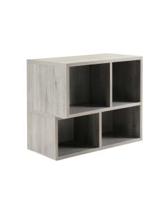 Slate Bridge Desktop Shelving Unit - Gray