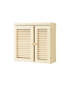 Oak Crest Wall-Mounted Entry Cabinet - Ivory (synthetic illustration; no displayed measurements)