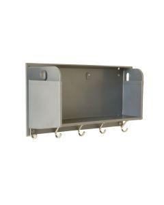 Laurel Bend Wall-Mounted Entryway Organizer Shelf - Gray