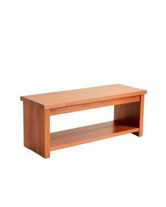 Fern Bridge Indoor Bench - Terracotta (synthetic illustration; no displayed measurements)