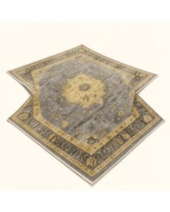 Mystic Modern Vintage Southwestern Gold/Gray Area Rug (synthetic illustration; no displayed measurements)