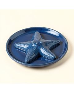 Star Fish Porcelain China Chips And Dip Platter (synthetic illustration; no displayed measurements)