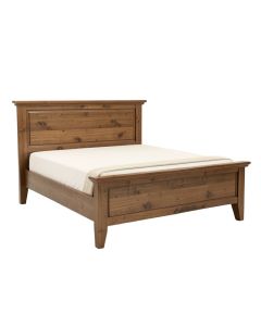 Hickory Platform Bed (synthetic illustration; no displayed measurements)