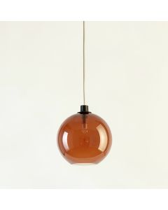 Vale Canyon Pendant Light Suspended From One Plain Cable - Terracotta (synthetic illustration; no displayed measurements)