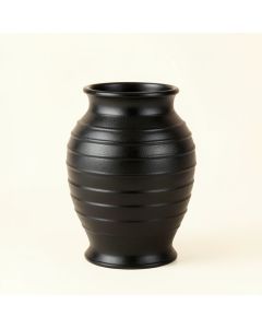 Flint Bridge Empty Decorative Vase - Black (synthetic illustration; no displayed measurements)