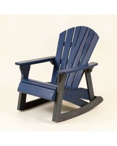 Tulare Solid Wood Rocking Adirondack Chair (synthetic illustration; no displayed measurements)